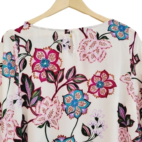 TALBOTS Floral Blouse - Picture 9 of 11